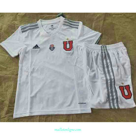 Thai Maillot du University of Chile Enfant Exterieur Blanc 2020