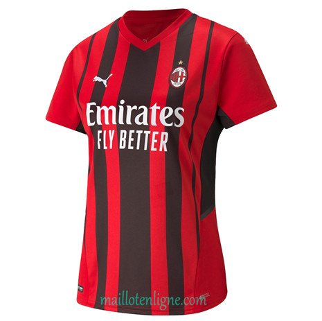 Thai Maillot du AC Milan Femme Domicile 2021/2022