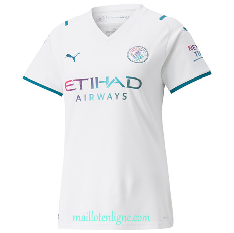 Thai Maillot du Manchester City Femme Exterieur 2021/2022