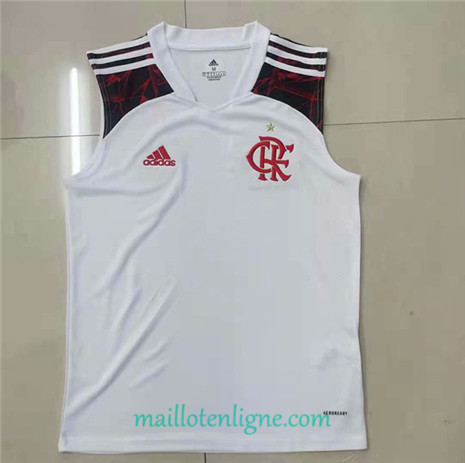 Thai Maillot du Flamengo vest Exterieur Blanc 2021/2022