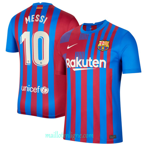 Thai Maillot du Barcelone Domicile Messi 10