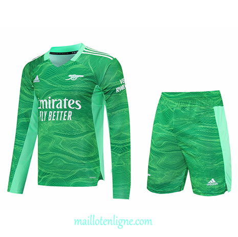 Thai Maillot du Arsenal Short + Gardien de but Manche Longue 2021/2022