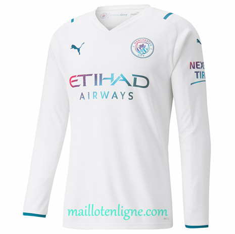 Thai Maillot du Manchester City Exterieur Manche Longue 2021/2022