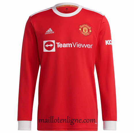 Thai Maillot du Manchester United Domicile Manche Longue 2021/2022