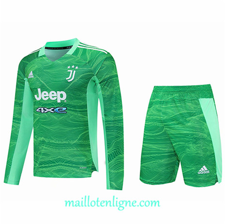 Thai Maillot du Juventus Short + Gardien de but Manche Longue 2021/2022