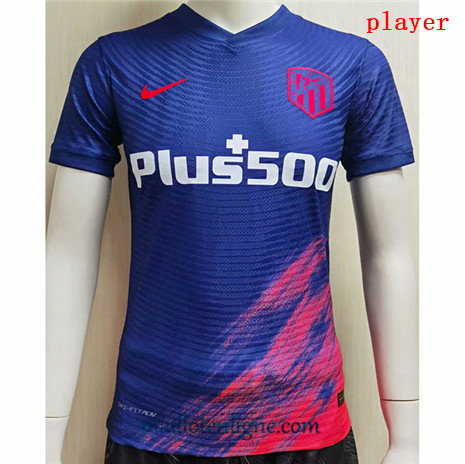 Thai Maillot de Player Atletico Madrid Exterieur Bleu 2021 2022