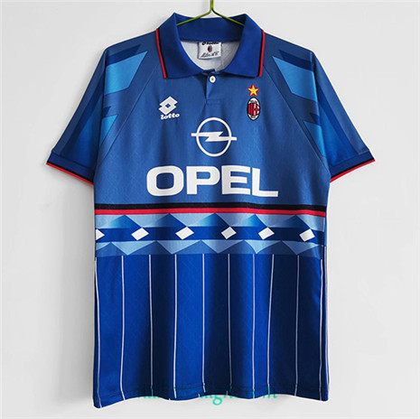 Thai Maillot du Retro AC Milan Bleu