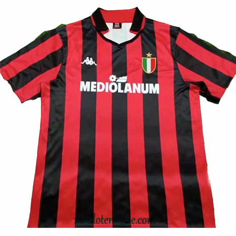 Thai Maillot du Retro AC Milan Domicile 1988-89