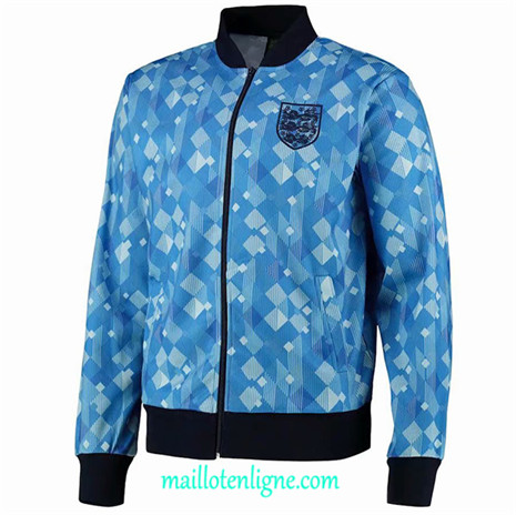 Thai Maillot de Retro Angleterre jacket Bleu 1990