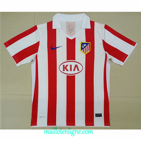 Thai Maillot de Retro Atletico Madrid Domicile 2010-11