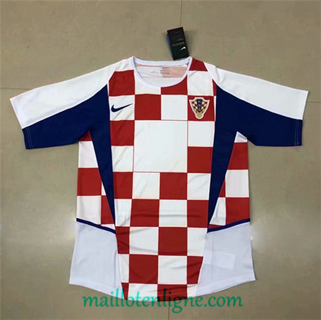 Thai Maillot de Retro Croatie Domicile 2002