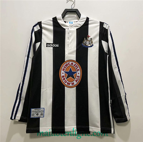 Thai Maillot de Retro Newcastle United United Domicile Manche Longue 1995-97