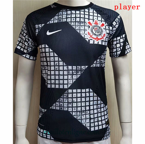 Thai Maillot du Player Corinthiens Noir 2020 2021