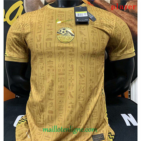 Thai Maillot de Player Egypte Jaune 2020 2021