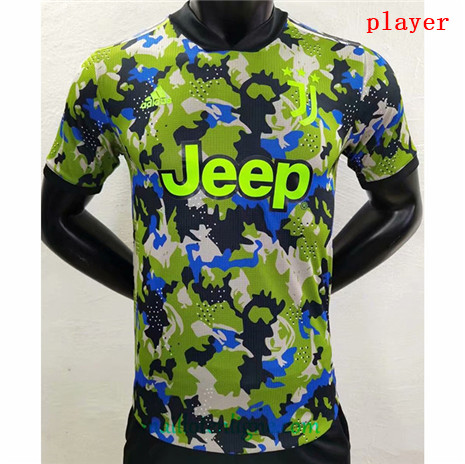 Thai Maillot de Player Juventus vert 2020 2021