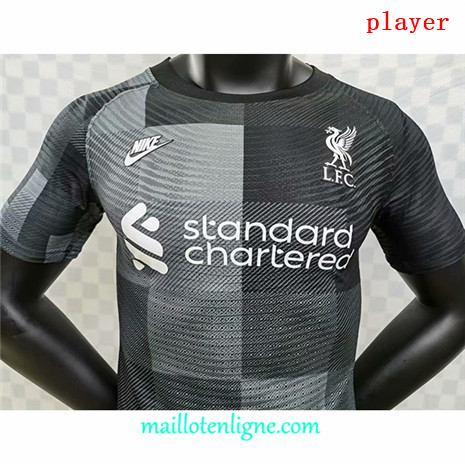 Thai Maillot du Player Liverpool Noir 2021 2022