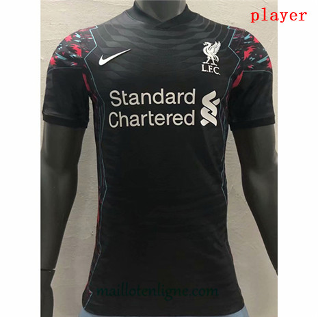 Thai Maillot du Player Liverpool édition spéciale Noir 2020 2021