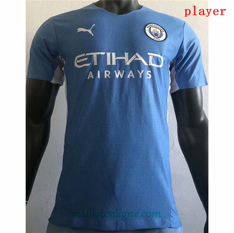 Thai Maillot du Player Manchester City Domicile 2021 2022