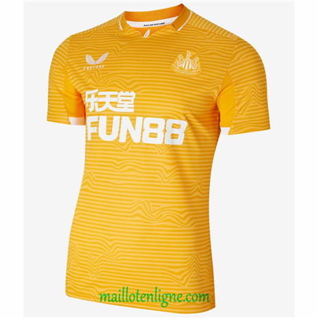 Thai Maillot du Newcastle United gardien de but Exterieur Jaune 2021 2022