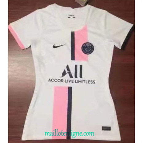 Thai Maillot du PSG Femme Exterieur 2021 2022