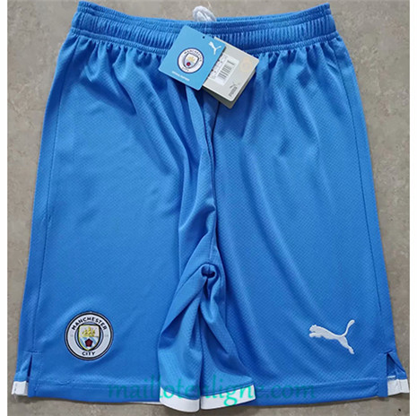 Thai Maillot du Manchester City Short Bleu 2021 2022