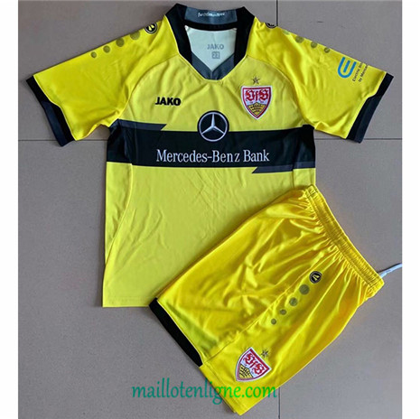 Thai Maillot de Stuttgart Enfant Gardien de but Jaune 2021 2022