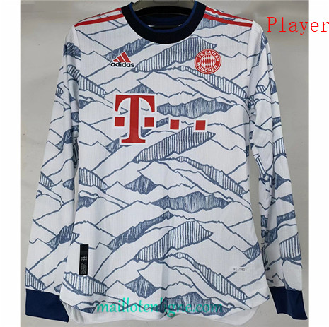 Thai Maillot Player Bayern Munich Third Manche Longue 2021 2022