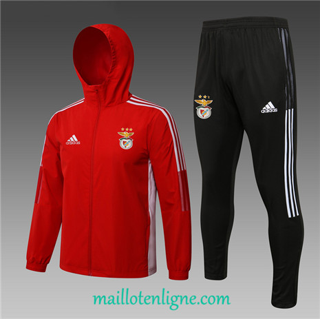 Thai Ensemble foot Benfica Coupe vent Rouge 2021 2022