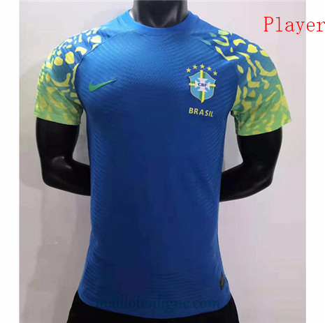 Thai Maillot Player Brésil Bleu 2023