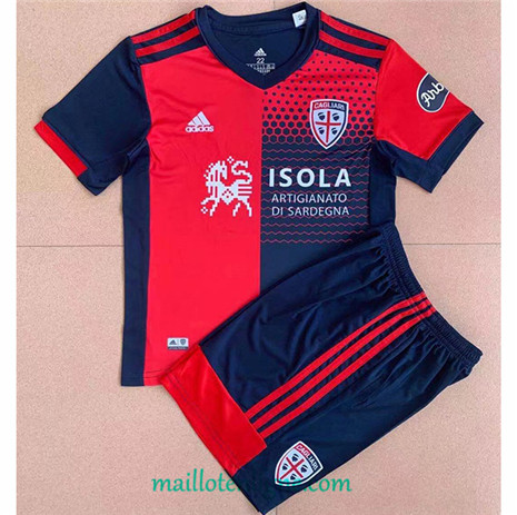 Thai Maillot Cagliari Enfant Domicile 2021 2022