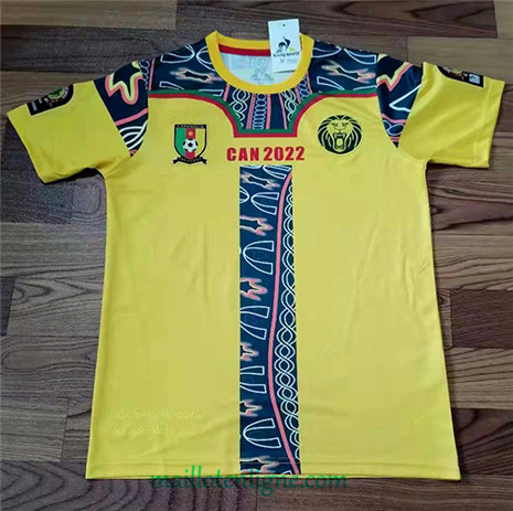 Thai Maillot Cameroun Special Edition Jaune 2021 2022