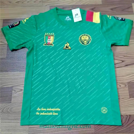 Thai Maillot Cameroun Signature Edition Vert Fans 2021 2022