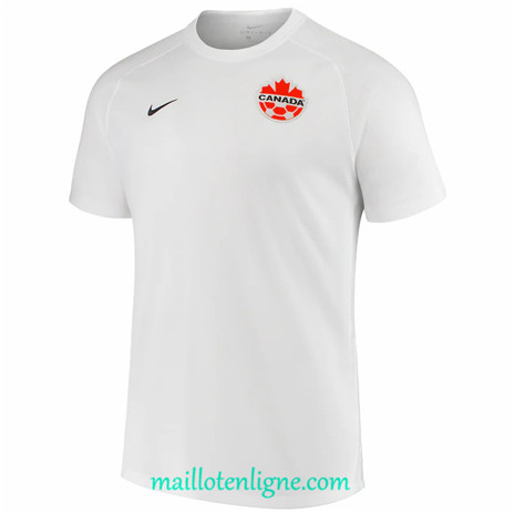 Thai Maillot Canada Exterieur Blanc 2021 2022