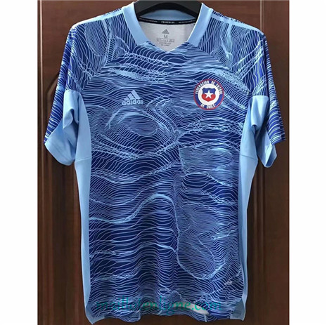 Thai Maillot Chile Gardien de but Bleu 2021 2022