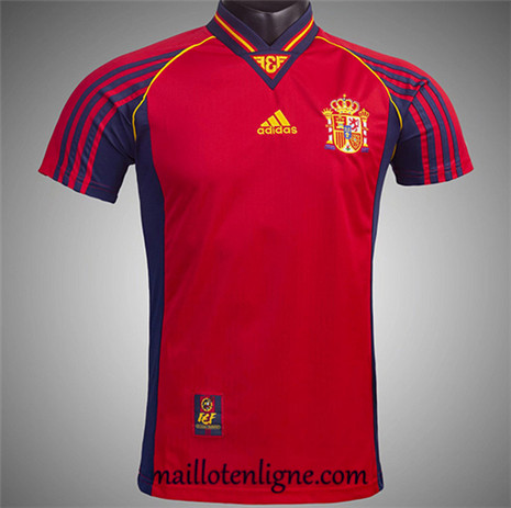 Thai Maillot Classic Espagne Domicile World Cup 1998