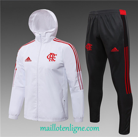 Thai Ensemble foot Flamengo Coupe vent Blanc 2021 2022