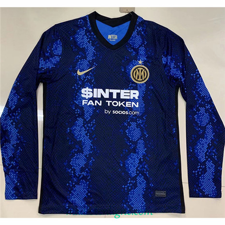 Thai Maillot Inter Domicile Manche Longue 2021 2022