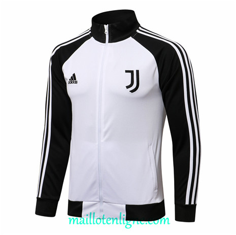 Thai Veste foot Juventus Blanc/Noir 2021 2022