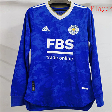 Thai Maillot Player Leicester city Domicile Manche Longue 2021 2022