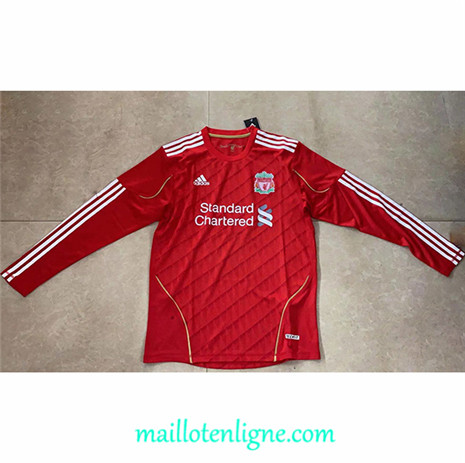 Thai Maillot Classic Liverpool Domicile Manche Longue 2010-11