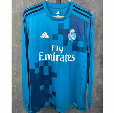 Thai Maillot Classic Real Madrid Third Manche Longue 2017-18