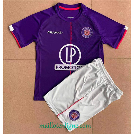 Thai Maillot Toulouse Enfant Domicile 2021 2022