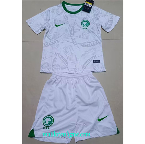 Thai Maillot Arabie Saoudite Enfant Domicile 2022 2023 Q099