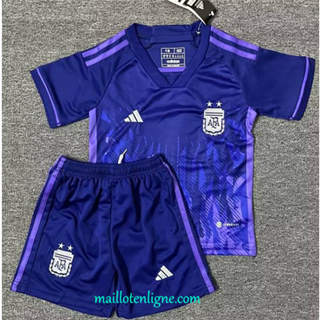 Thai Maillot Argentine Exterieur Enfant 2022 2023 Q100