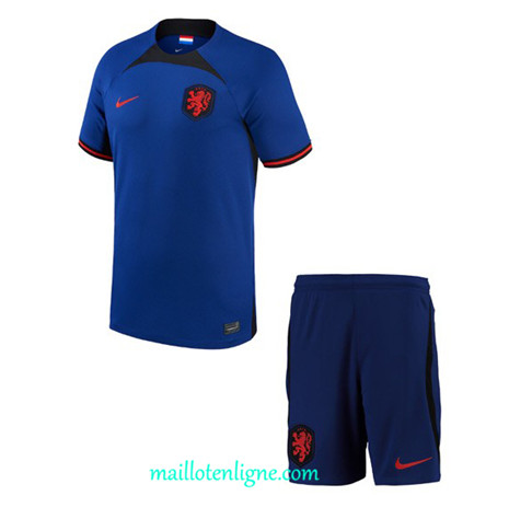 Thai Maillot Pays-Bas Enfant Exterieur 2022 2023 Q122