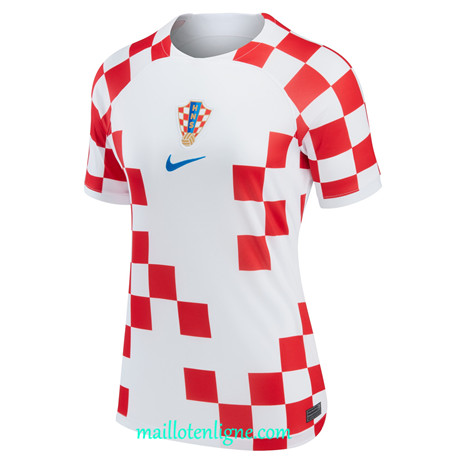 Thai Maillot Croatie Femme Domicile 2022 2023 Q158