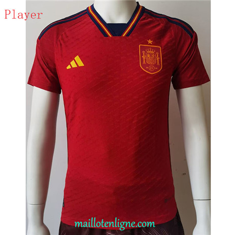 Thai Maillot Player Espagne Domicile 2022 2023 Q255