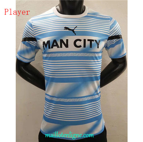 Thai Maillot Player Manchester City pre-match 2022 2023 Q274