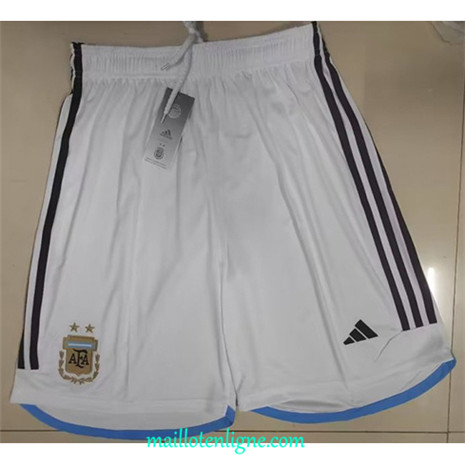 Thai Maillot Argentine Short Blanc 2022 2023 Q306