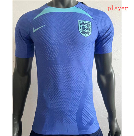 Thai Maillot Player Angleterre Entrainement Bleu 2022 2023